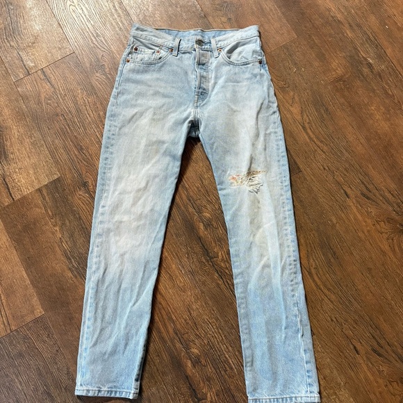 Levi's Denim - Levi’s 501 150th anniversary patchwork jeans